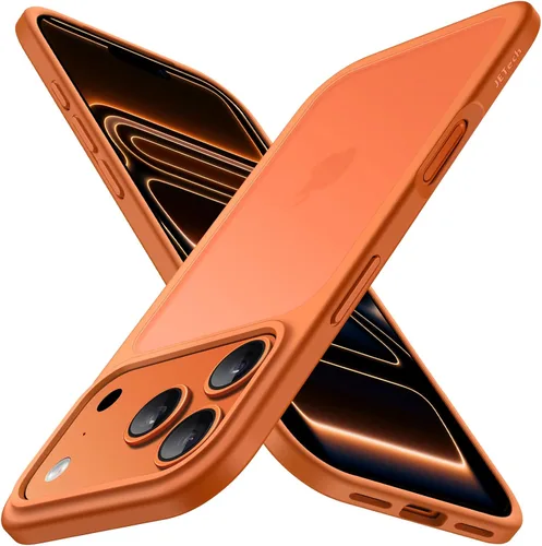 Miniatura 14 de JETech Funda mate para iPhone 17 de 6.3 pulgadas, protección contra caídas de grado militar, carcasa trasera translúcida esmerilada minimalista