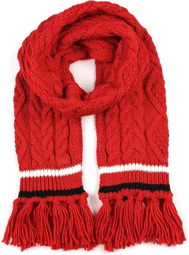 Miniatura 2 de Tommy Hilfiger Women's Cable With Stripe Scarf
