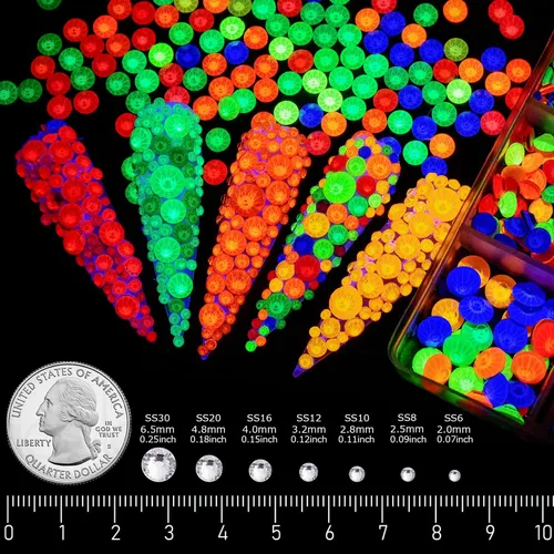 Miniatura 4 de Diamantes de imitación Hotfix SS10, 1440 unidades de diamantes de imitación de fijación en caliente para manualidades, ropa, decoración, cristal SS10