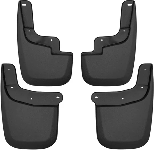 Husky Liners - Guardabarros delanteros y traseros | 2015-2022 Chevrolet Colorado, GMC Canyon sin balizas o revestimiento (excluye ZR2), juego