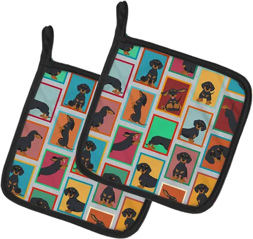 Miniatura 51 de Caroline's Treasures MLM1149PTHD - Juego de soportes para ollas de cocina resistentes al calor, almohadillas calientes para horno para cocinar