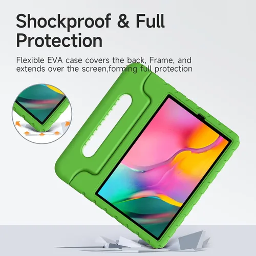Miniatura 5 de Funda para niños para Samsung Galaxy Tab A 10.1 (2019) Modelo SM-T510/T515, a prueba de golpes, funda protectora de EVA con mango convertible