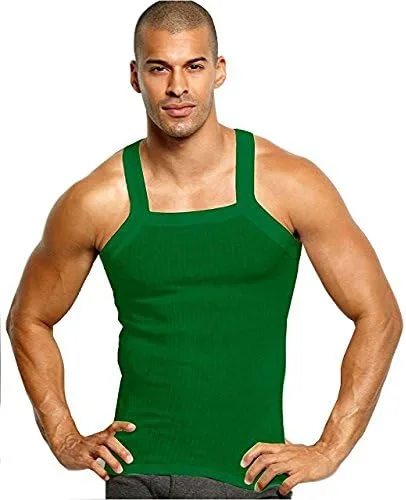 Miniatura 2 de John Son - Camiseta sin mangas de corte cuadrado superpesada, 2
