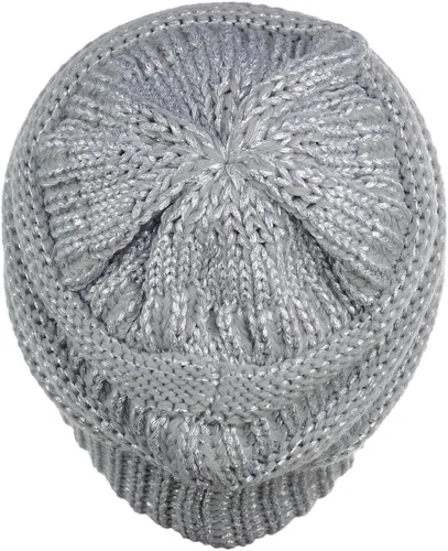 Miniatura 151 de C.C Trendy Warm Chunky Soft Stretch Cable Knit Beanie
