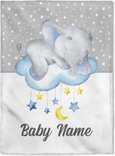 Miniatura 21 de FLOCHIL Manta de bebé personalizada para niños, manta de bebé personalizada con nombre, manta de bebé de bosque personalizada, regalo para baby