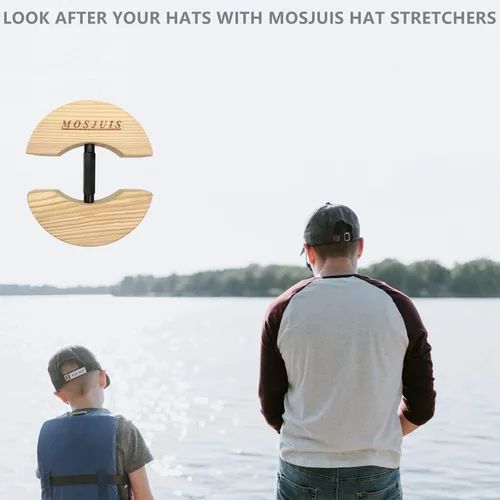 Miniatura 6 de MOSJUIS Hat Stretcher Adjustable to All Hats Size Heavy Duty Hat Stretchers for Fitted Men Cowboy Fedora Baseball Caps