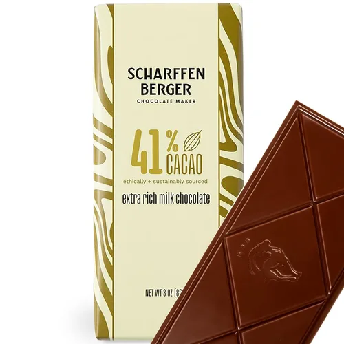 Miniatura 5 de Barra de Chocolate Scharffen Berger - Chocolate Negro - 62 Por Ciento Cacao - Semi-Amargo - Fino Artesanal - Barras de 3 onzas - Paquete de 12
