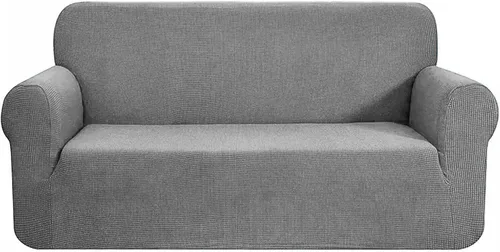 Miniatura 11 de Home Must Haves Beige 2-Piece Set Slipcover Sofa & Loveseat Cover Protector 4-Way Stretch Elastic