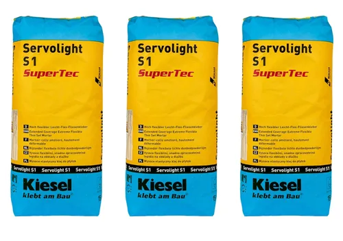 Miniatura 6 de Kiesel Servolight - Mortero modificado de polímero acrílico gris, bolsa de 33 libras (33.1 lbs), a base de cemento, altamente flexible, auto-curado