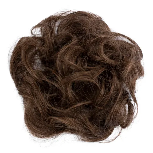 Miniatura 11 de CAISHA by Prettyshop Hairpiece Scrunchy Updo Bridal Peinado Voluminoso Ondulado Moño Desordenado Mezcla Rubio G13AL