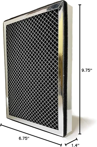 Miniatura 4 de Nispira 25 filtros de repuesto de carbón activado HEPA para purificador de aire MA 25 Elimina humo, polvo y polen Tamaño 9.75 x 6.75 x 1.40