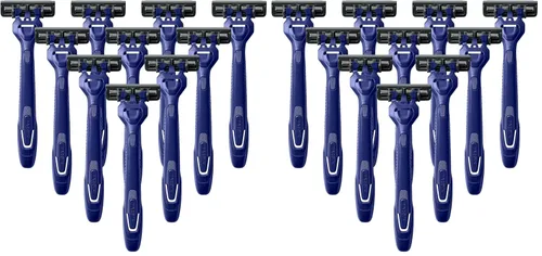 Harry's Maquinillas de afeitar desechables para hombre, 10 unidades, 3 cuchillas para viajes y comodidad sobre la marcha (paquete de 2)