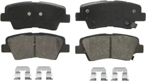Wagner QS ZD1313 - Juego de pastillas de freno de disco, bordes biselados para paradas suaves y silenciosas, compatible con Hyundai Sonata