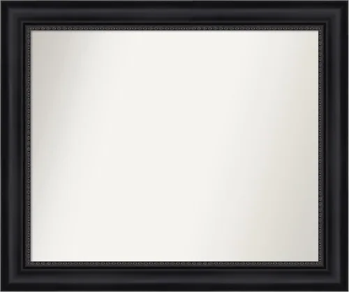 Miniatura 300 de Amanti Art Espejo personalizado, espejo de baño negro Astor, espejo de pared o espejo de tocador de baño sobre el fregadero (25 x 25 pulgadas)