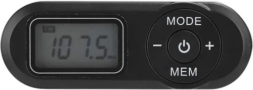 Miniatura 7 de LJCM Radio FM portátil negra, DSP 1.1 pulgadas LCD Digital FM Radio reproductor de música con auriculares para caminar, trotar, hacer ejercicio