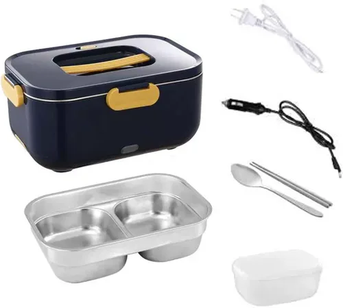 Miniatura 10 de Lonchera eléctrica 3 en 1 para adultos, calentador de alimentos portátil para automóviles, fiambreras eléctricas para adultos, automóviles