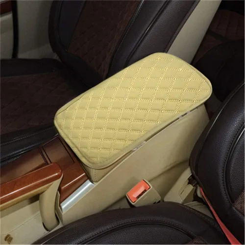 Miniatura 10 de Funda para consola central de coche, universal, de cuero sintético, reposabrazos para auto, protector de reposabrazos de consola central, apto