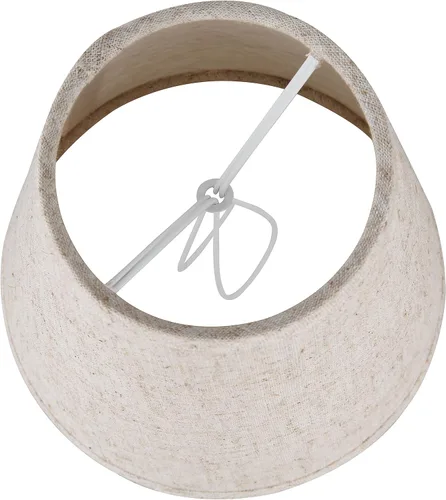 Miniatura 7 de Ruiever Paquete de 6 pantallas pequeñas con clip para bombilla, pantalla de lámpara de tela, parte inferior 5.9'' x parte superior 3.54'' x altura