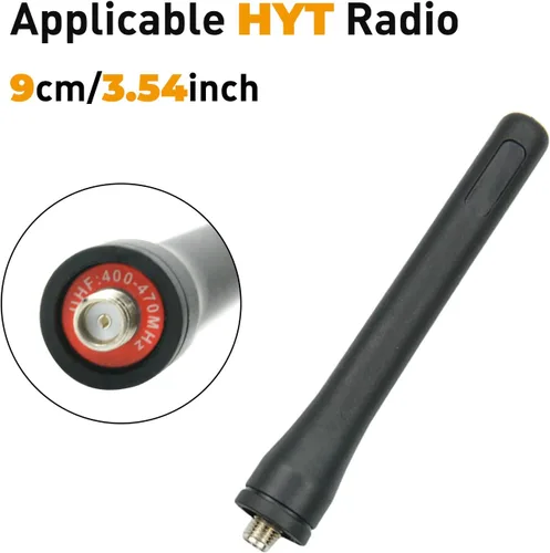 Miniatura 2 de Paquete de 2 antenas UHF 400-470Mhz para Hytera HYT PD502 PD-780 PD700 PD780 PD700G PD780G PD980 TD500 TD560 TD510 versátil antena de radio digital