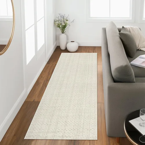 Miniatura 5 de Alfombras Corredoras Bohemias para Pasillo, 2' x 8' Alfombra Corredera Lavable para Entrada Interior, Alfombra Bohemia Natural Lavable Reversible