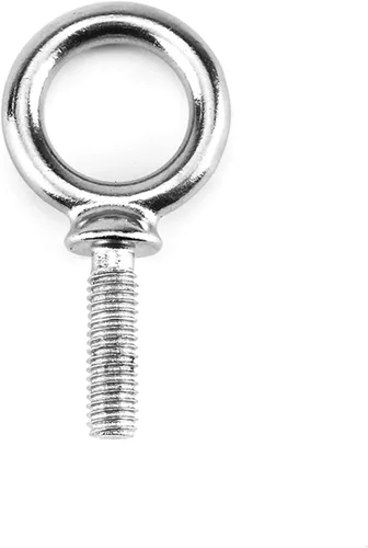 Miniatura 2 de QWORK Perno de ojo, paquete de 10 pernos roscados de acero inoxidable de grado marino UNC de 3/8" x 1-1/4