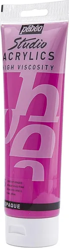 Miniatura 33 de PEBEO Studio Acrílicos de Alta Viscosidad, Acrílico Fino, 250 ml - Plata Iridiscente, 8.45 Fl Oz (Paquete de 1)