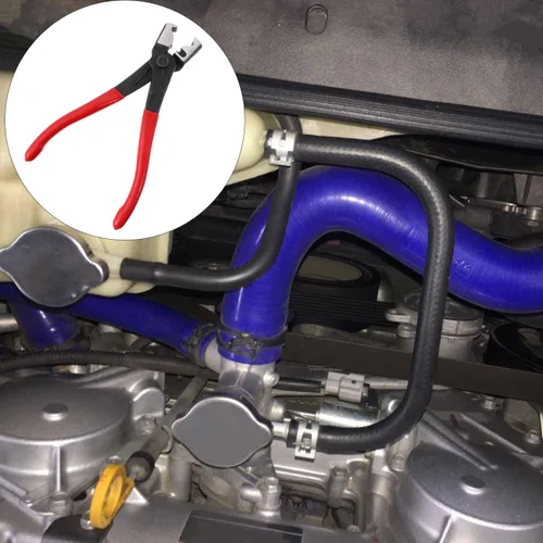 Miniatura 5 de DOITOOL Alicates de abrazadera de manguera Herramienta de desmontaje automático para una fácil extracción de abrazaderas planas sin mango