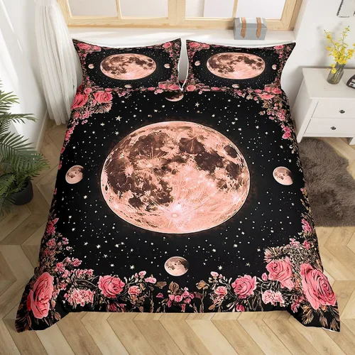 Miniatura 15 de Juego de ropa de cama con estampado de lobos en 3D, funda de edredón de lobo ártico para niños, adolescentes, niños y niñas, funda de edredón