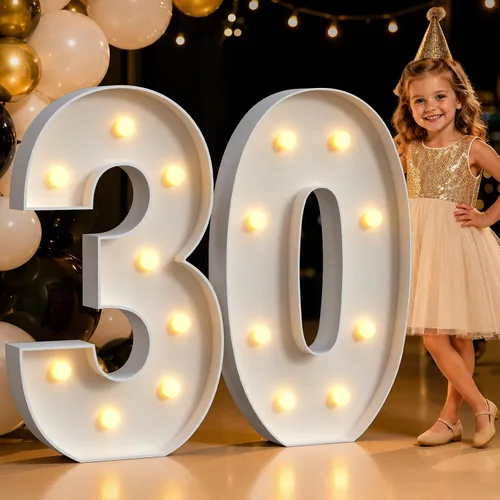 Miniatura 52 de Mixifox Letras de marquesina de 3 pies en Y, letras grandes iluminadas de 3 pies de alto con luces, letra grande para boda, compromiso, graduación
