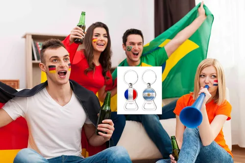 Miniatura 7 de Llavero de bandera brasileña, abrebotellas de cerveza con bandera de Brasil, llavero para papá, marido, cumpleaños, aniversario, regalo del día