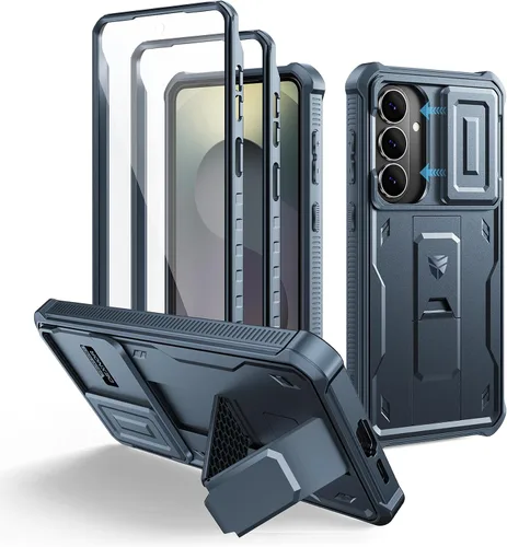 Miniatura 36 de Dexnor Funda para Samsung Galaxy S24 con Cubierta Deslizante Integrada para Cámara y Protector de Pantalla y Soporte, Funda Resistente a los Golpes