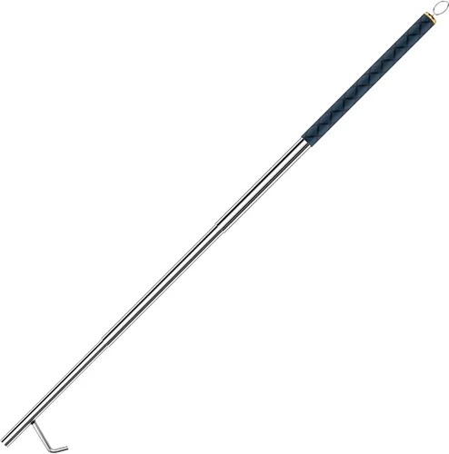 Miniatura 7 de RAOMEIDE Atizador de fuego de 48 pulgadas para fogata al aire libre, atizador de fogata extra largo con soplador, herramientas de chimenea