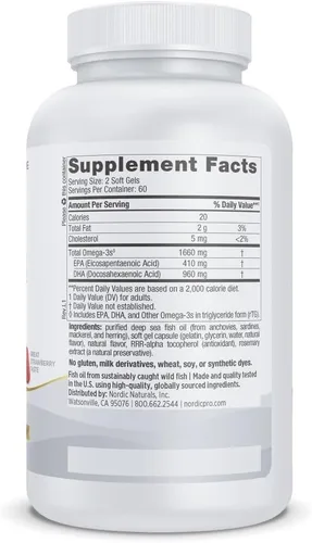 Miniatura 2 de Nordic Naturals ProDHA 1000, Fresa - 120 geles blandos - 1660 mg Omega-3 - Fórmula DHA de alta intensidad para la salud neurológica, estado de ánimo