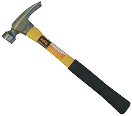 Valley HMFF-28 - Martillo para enmarcar con mango de fibra de vidrio, 28 onzas, paquete de 6 martillos con iniciador magnético de uñas