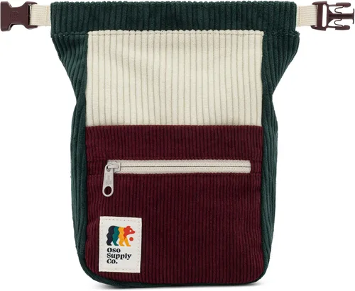Miniatura 4 de Oso Supply Co - Cubo boulder de pana retro, bolsa de tiza independiente de gran tamaño para escalada en roca, cierre magnético enrollable, bucles