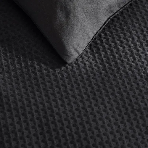 Miniatura 3 de Vera Wang - Juego de funda de edredón tamaño Queen, juego de ropa de cama de algodón suave con fundas a juego, artículos esenciales elegantes