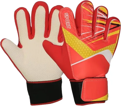Guantes de portero de fútbol para adultos, para hombres y mujeres, portátiles, antideslizantes, protección para los dedos, elegante agarre fuerte