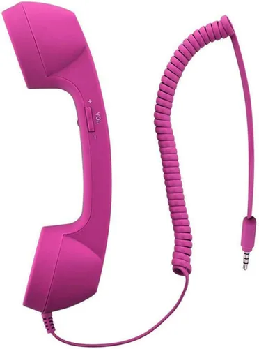 Miniatura 12 de Auricular retro de 3.5mm para teléfono celular Micrófono receptor para iPhone iPad teléfonos móviles smartphone (negro)