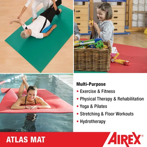 Miniatura 3 de Airex - 32-1230G tapete para ejercicio, Hercules, 78 x 39 x 1 pulgadas, verde, Verde, 1 Lava