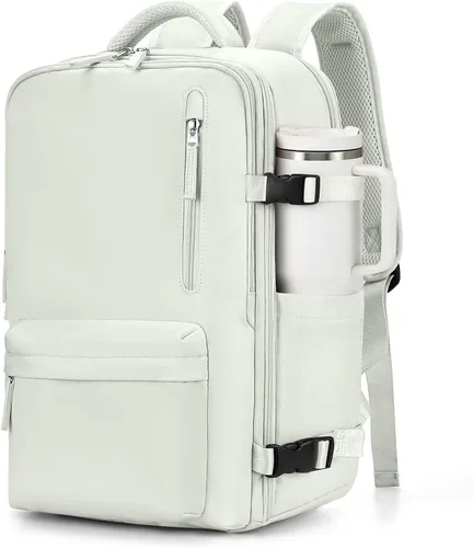 Miniatura 16 de VGCUB Mochila grande de viaje para trabajo, negocios, mochila para computadora portátil aprobada para vuelo, para mujeres y hombres, mochila