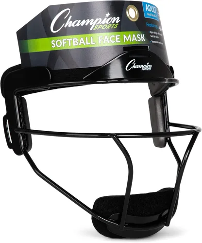 Miniatura 9 de Champion Sports Máscara facial de sóftbol de acero – Máscara de campo duradera para jóvenes y adultos, protección para jugar en interiores