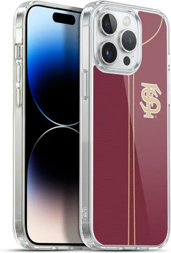 Miniatura 177 de Head Case Designs Funda de gel suave FSU Seminoles de la Universidad Estatal de Florida con licencia oficial compatible con Apple iPhone 13 Pro Max