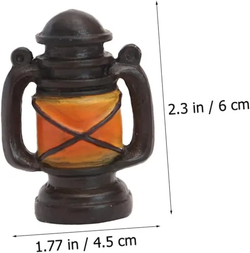 Miniatura 9 de VICASKY Mini adornos retro para cámara, paquete de 6 adornos de resina para jardín de hadas, decoración del hogar, oficina, juguete educativo