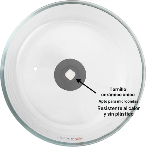 Miniatura 7 de Cubierta de vidrio para salpicaduras de microondas para plato de alimentos, resistente protector de salpicaduras de vidrio de borosilicato