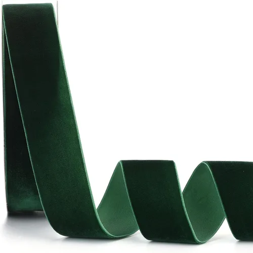 Miniatura 62 de Cinta de terciopelo negro de 1-1/2 pulgadas x 20 yardas, ideal para envolver regalos, lazos para el pelo, Navidad, decoración de fiesta de boda