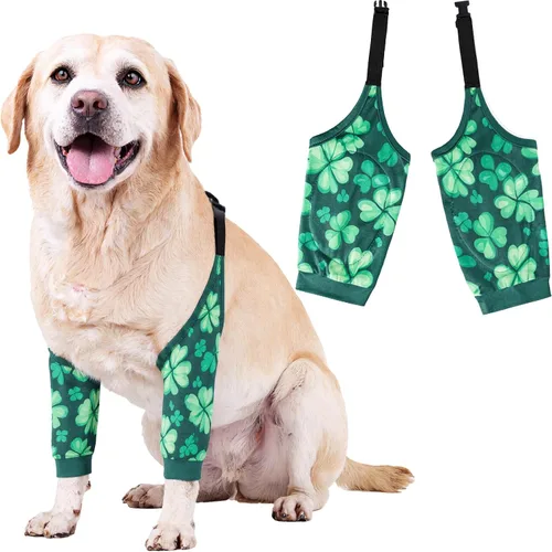 Miniatura 18 de Rodilleras protectoras para coderas de perro, rodilleras, manga para tratamiento de callos para heridas, patas delanteras para evitar lamer