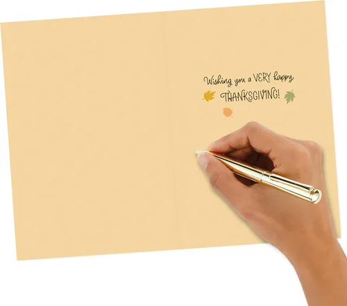Miniatura 4 de Hallmark Tarjetas de Acción de Gracias (4 tarjetas con sobres, diseño único) Reuniones y gratitud