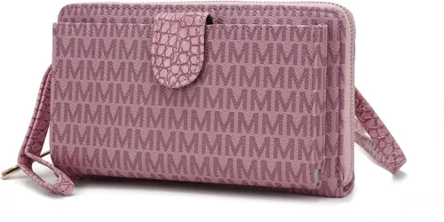 Miniatura 13 de MKF Collection Bolso cruzado para mujer, diseño de mensajero, cartera de mano