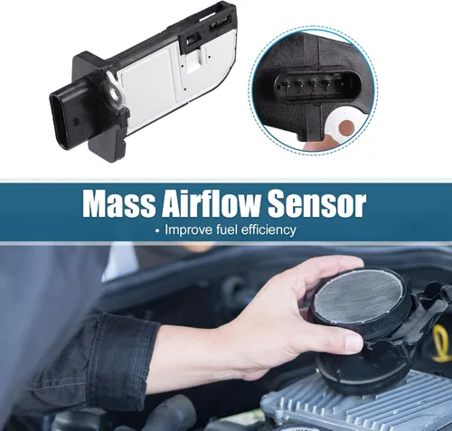 Miniatura 3 de uxcell Reemplazo del sensor de flujo de aire masivo del coche No.06J906461D para Volkswagen Touareg 2012-2017