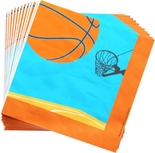 Miniatura 5 de Paquetes de suministros para fiestas de baloncesto (116 piezas para 16 invitados) – Suministros para fiestas de baloncesto, suministros para fiestas